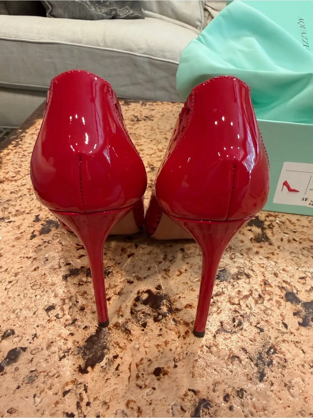 Aquazzura Amour Pump “Lipstick” Size : 8.5 Excellent condition